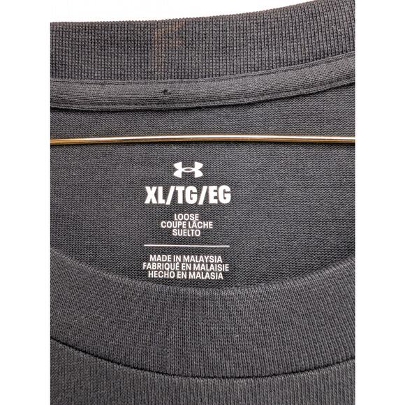 NWT Under Armour UA Heavyweight Men's Short Sleeve in Black size XL - Picture 6 of 7